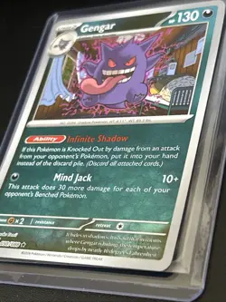 Gengar 50/88 Rare Reverse Holo POR ME03: Perfect Order Pokemon TCG Near Mint - Image 2