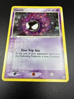 Pokemon 2004 Fire Red & Leaf Green Gastly 63/112 Reverse Holo NM SWIRL - Image 1