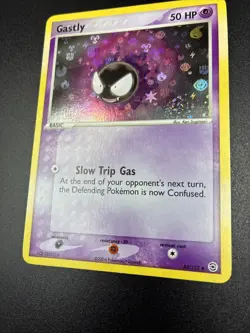 Pokemon 2004 Fire Red & Leaf Green Gastly 63/112 Reverse Holo NM SWIRL - Image 5