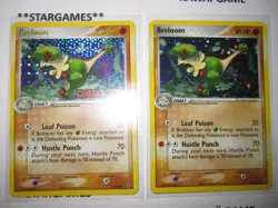 POKEMON EX DEOXYS BRELOOM 3/107 REVERSE + RARE HOLOFOIL DUAL OFFER (2 CARDS) - Image 1