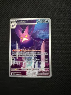 Crobat 093/086 Holo Illustration Rare Chaos Rising Pokemon Near Mint - Image 1