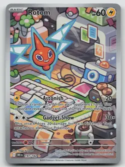 Rotom 197/182 Illustration Rare Destined Rivals Pokemon Holo Lightly Played - Image 1