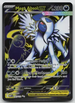 Mega Absol ex 161/132 Ultra Rare Mega Evolution Pokemon Holo Near Mint - Image 1