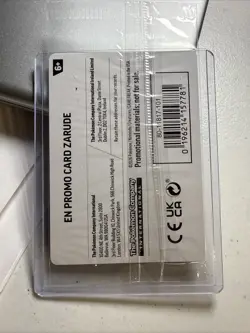Zarude GameStop Promo Pitch Black Cosmos Holo Pokemon TCG - Image 2