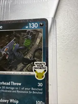 Zarude GameStop Promo Pitch Black Cosmos Holo Pokemon TCG - Image 3