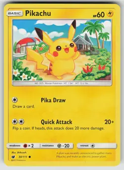 Pokemon - Pikachu - [SM04 - 30/111 Near Mint] - Image 2