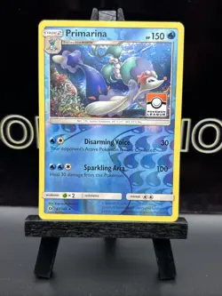 Primarina - 41/149 - Reverse Holo - 2017 Pokemon League Stamp Promo Exclusive LP - Image 2