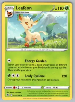 2022 Pokemon Sword & Shield Astral Radiance Leafeon - Image 1