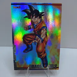Son Goku - S-01 - Dragon Ball Amada Holo Card Japanese - Image 1