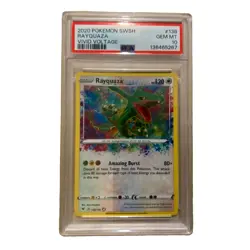 PSA 10 Rayquaza 138/185 Amazing Rare Holo, 2020 Vivid Voltage Pokemon - Image 1