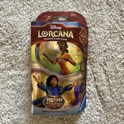 Disney Lorcana Reign of Jafar Single Player Deck Amber and Amethyst Brand New - Image 1