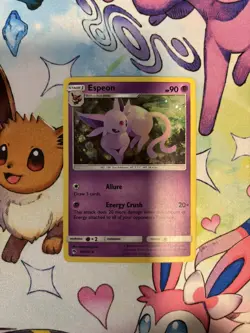 Espeon 89/214 Cosmos Holo Blister Exclusives Lost Thunder Pokemon Card TCG LP - Image 1
