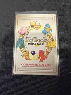 Pokemon card TCG My Deck MEMO CARD Carrying Case Promo 1996 Japanese - Image 1