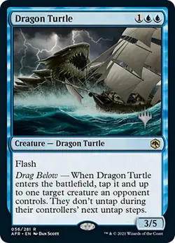 MTG Dragon Turtle - 56 / English / Near Mint - Image 1