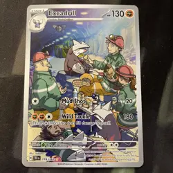 Excadrill 174/162 Sv05: Temporal Forces Holo Pokemon Card Fighting Type Full Art - Image 1