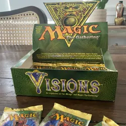 *Vintage* Visions Booster Pack (Sealed) Magic the Gathering (1997) - Image 1