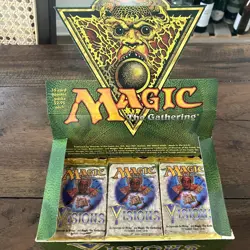 *Vintage* Visions Booster Pack (Sealed) Magic the Gathering (1997) - Image 2