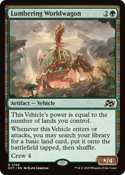 MTG Foil - Lumbering Worldwagon - 168 / NM / English - Image 1
