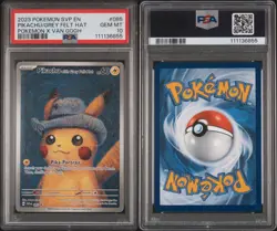 PSA 10 Pikachu with Grey Felt Hat SVP 085 Van Gogh Graded Pokemon Card GEM MINT - Image 3