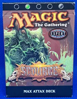 MTG Scourge Max Attax Deck English 2003 Theme Deck Wrong Paper Insert See Images - Image 1