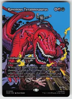 Marvel Universe Eternal-Legal #93 Ravenous Tyrannosaurus (Borderless) - Image 1