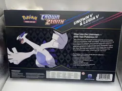Pokemon Crown Zenith Unown v Lugia v Special Collection Trading Card Game - Image 2