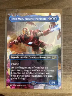 Iron Man, Futurist Paragon - 501 - MTG: Marvel Super Heroes - Borderless - Rare - Image 1