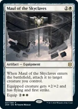 x1 Maul of the Skyclaves - Foil R MTG Zendikar Rising M/NM, English - Image 1