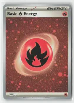 Basic Fire Energy (Cosmos Holo) 002 Common Pokemon LP - Image 1