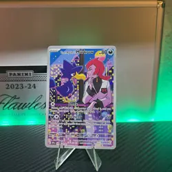 Team Rocket's Murkrow Pokemon TCG 200/182 SV10 Destined Rivals IR Holo NM A - Image 1