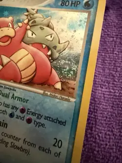 Pokemon TCG Slowbro EX Unseen Forces 13/115 Holo Holo Rare Swirl - Image 2