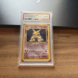 Alakazam Base Set Holo Rare 1/102 PSA 8 NM-MT 1999 Pokemon - Image 1