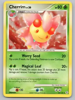 Cherrim 45/130 Uncommon Diamond & Pearl Pokemon Lightly Played - Image 1
