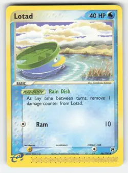 Pokemon LOTAD 66 Sandstorm LP - Image 1