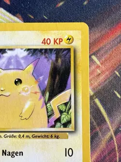Pikachu NM LP 1st Edition Base Set Common 58 Pokemon Vintage WoTC Wizards - Image 4