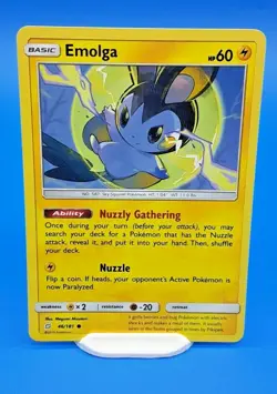 Pokemon Emolga 46/181 Team Up Common - Near Mint - Image 1