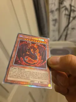 Yugioh Uria, Lord of Searing Flames MZMU-EN000 Starlight Rare 1st Edition NM - Image 3