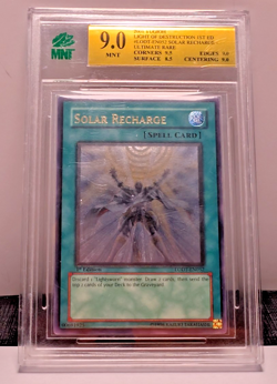 Yu-Gi-Oh! Solar Recharge LODT-EN052 Ultimate Rare 1st Edition MNT 9 - Image 1