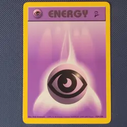 Psychic Energy 129/130 - Base Set 2 - WOTC Vintage Pokemon Card - NM - Image 1