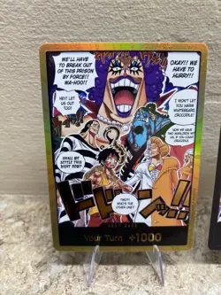 Bandai One Piece Card Game DON!! Alt Art Gold Foil/Regular 2-Card Lot Eng - Image 2