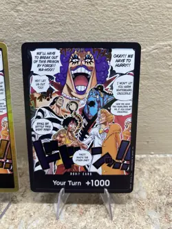 Bandai One Piece Card Game DON!! Alt Art Gold Foil/Regular 2-Card Lot Eng - Image 3