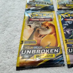Lot of 6 Pokemon 2019 Unbroken Bonds 3 Card Booster Packs Unweighted New Sealed - Image 5