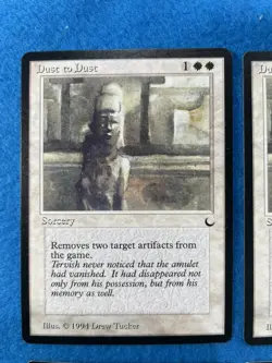 X4 MTG Dust to Dust *The Dark* White Pack Fresh NM+ Magic The Gathering Common - Image 2