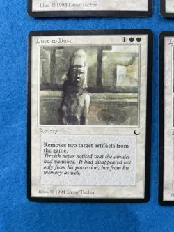 X4 MTG Dust to Dust *The Dark* White Pack Fresh NM+ Magic The Gathering Common - Image 4