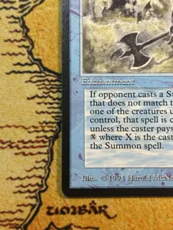 MTG Magic the Gathering Invoke "Prejudice" Legends LP Light Play English - Image 5