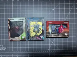 Magic The Gathering PINFINITY LE AR Enhanced Pin Set Lot Of 3 New Urza Mishra - Image 1