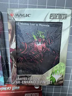 Magic The Gathering PINFINITY LE AR Enhanced Pin Set Lot Of 3 New Urza Mishra - Image 5
