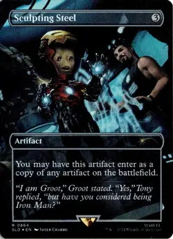 Sculpting Steel (Rainbow Foil) 864 Magic: The Gathering Secret Lair Drop Series - Image 1