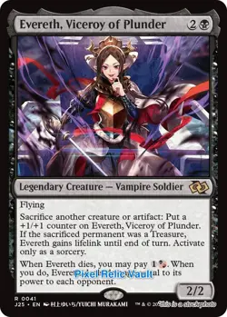MTG - J25 - 41 - NM - Evereth, Viceroy of Plunder (Anime) - Magic - Image 1