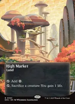 MTG HIGH MARKET BORDERLESS Edge of Eternities: Stellar Sights NM - Image 1